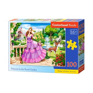 Castorland (B-111091) - "Princess in the Royal Garden" - 100 brikker puslespil