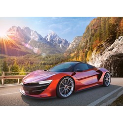 Castorland (B-111107) - "Sports Car" - 100 brikker puslespil