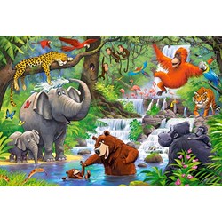 Castorland (B-040315) - "Jungle Animals" - 40 brikker puslespil