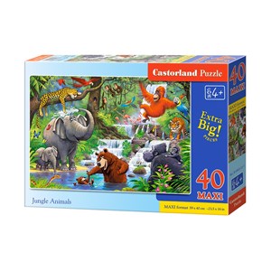 Castorland (B-040315) - "Jungle Animals" - 40 brikker puslespil