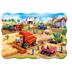 Castorland (C-02436) - "Work on the Farm" - 20 brikker puslespil