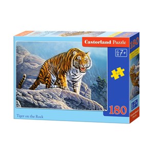 Castorland (B-018451) - "Tiger on the Rock" - 180 brikker puslespil