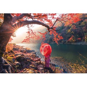 Educa (18455) - "Sunrise in katsuma River" - 1000 brikker puslespil