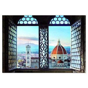Educa (18460) - "Views of Florence, Italy" - 1000 brikker puslespil