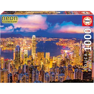 Educa (18462) - "Hong Kong Skyline" - 1000 brikker puslespil