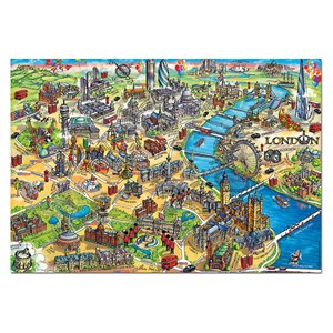 Educa (18451) - "London map" - 500 brikker puslespil