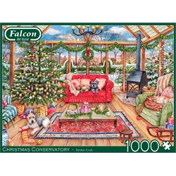 Falcon (11275) - "The Christmas Conservatory" - 1000 brikker puslespil