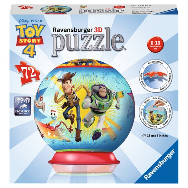 Ravensburger (11847) - "Toy Story 4" - 72 brikker puslespil