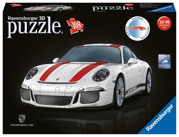 Ravensburger (12528) - "Porsche 911 R" - 108 brikker puslespil