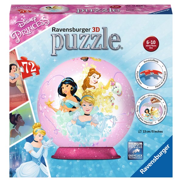 Ravensburger (11809) - "Disney Princess" - 72 brikker puslespil