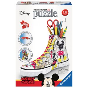 Ravensburger (12055) - "Mickey Sneaker" - 108 brikker puslespil