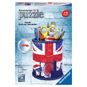 Ravensburger (11153) - "Pencil Cup, Union Jack" - 54 brikker puslespil