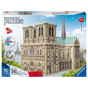 Ravensburger (12523) - "Notre Dame, France" - 324 brikker puslespil