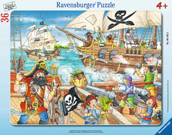 Ravensburger (06165) - "Pirater" - 36 brikker puslespil