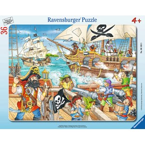 Ravensburger (06165) - "Pirater" - 36 brikker puslespil