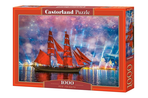 Castorland (C-104482) - "Red Frigate" - 1000 brikker puslespil