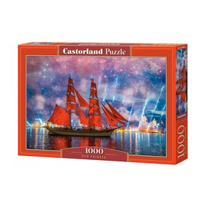 Castorland (C-104482) - "Red Frigate" - 1000 brikker puslespil