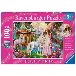 Ravensburger (13617) - "Princess with Unicorn" - 100 brikker puslespil