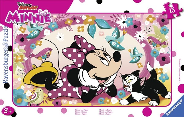 Ravensburger (06158) - "Minnie and Figaro" - 15 brikker puslespil