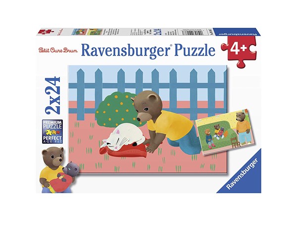 Ravensburger (09186) - "Lille brunbjørn" - 24 brikker puslespil