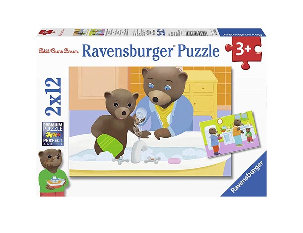 Ravensburger (07628) - "Little Brown Bear" - 12 brikker puslespil