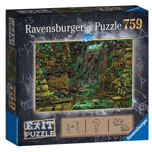 Ravensburger (19951) - "Tempel in Angkor Wat (in German)" - 759 brikker puslespil