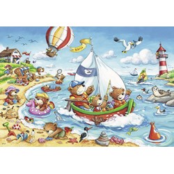 Ravensburger (07829) - "Holidays at the Sea" - 24 brikker puslespil