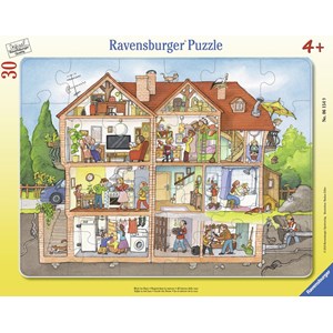 Ravensburger (06154) - "Look into the House" - 30 brikker puslespil