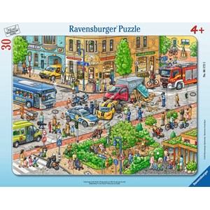 Ravensburger (06172) - "City Travel" - 30 brikker puslespil