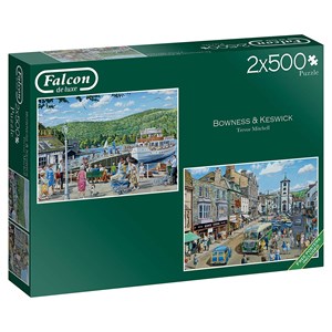 Falcon (11238) - Trevor Mitchell: "Bowness and Keswick" - 500 brikker puslespil