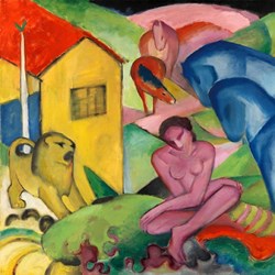 Puzzle Michele Wilson (S161-30) - Franz Marc: "The Dream" - 30 brikker puslespil