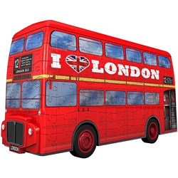 Ravensburger (12534) - "London Bus" - 216 brikker puslespil