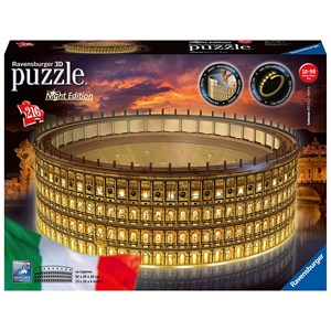 Ravensburger (11148) - "Colosseum belyst" - 216 brikker puslespil