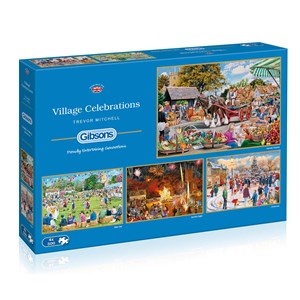 Gibsons (G5051) - Trevor Mitchell: "Village Celebrations" - 500 brikker puslespil