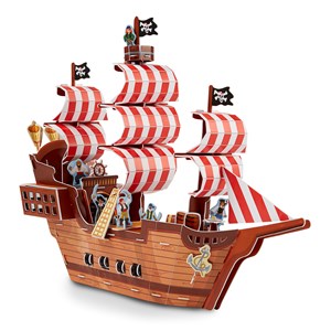 Melissa and Doug (9045) - "Pirate Ship" - 100 brikker puslespil