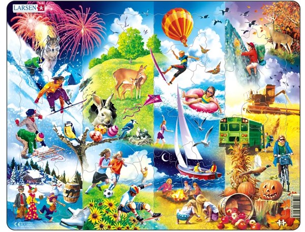 Larsen (NB6) - "4 Seasons" - 44 brikker puslespil