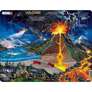 Larsen (NB2-FR) - "Volcans - FR" - 70 brikker puslespil