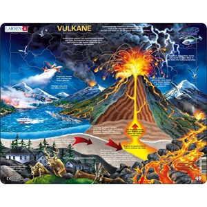 Larsen (NB2-DE) - "Vulkane" - 70 brikker puslespil