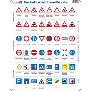 Larsen (OB3-DE) - "Traffic Sign - DE" - 48 brikker puslespil
