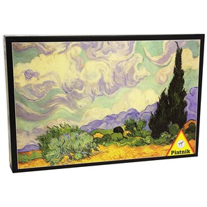 Piatnik (539145) - Vincent van Gogh: "Wheat Field with Cypresses" - 1000 brikker puslespil