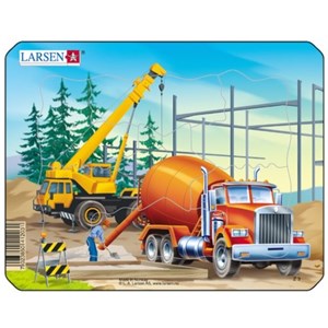 Larsen (Z3-2) - "Construction" - 7 brikker puslespil