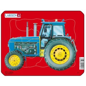 Larsen (Z1-4) - "Tractor" - 10 brikker puslespil