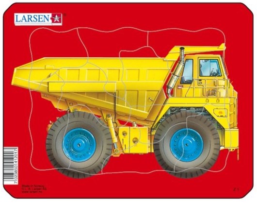 Larsen (Z1-1) - "Dump Truck" - 10 brikker puslespil