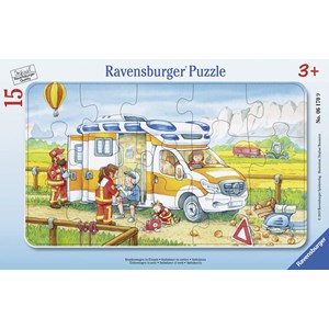 Ravensburger (06170) - "Ambulance" - 15 brikker puslespil