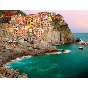 Ravensburger (16615) - "Cinque Terre, Italy" - 2000 brikker puslespil