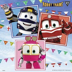 Ravensburger (08047) - "Robot Trains" - 49 brikker puslespil