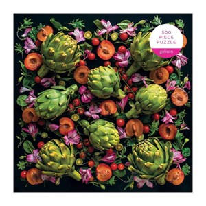 Chronicle Books / Galison (9780735357792) - "Artichoke Floral" - 500 brikker puslespil