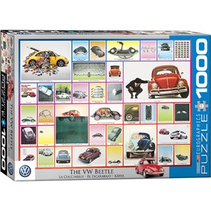 Eurographics (6000-0800) - "Vw Beetle Bilen" - 1000 brikker puslespil
