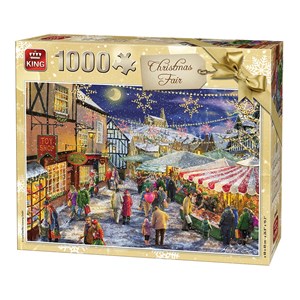 King International (05682) - "Christmas Fair" - 1000 brikker puslespil