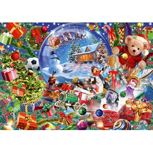 Bluebird Puzzle (70236) - "Christmas Globe" - 1000 brikker puslespil